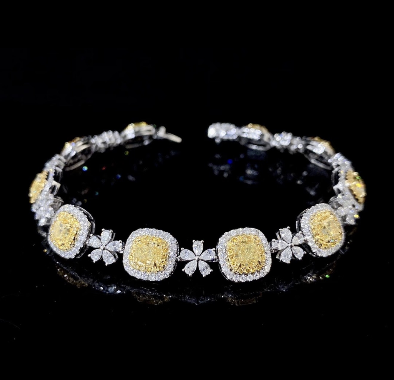 Yellow Diamond Bracelet