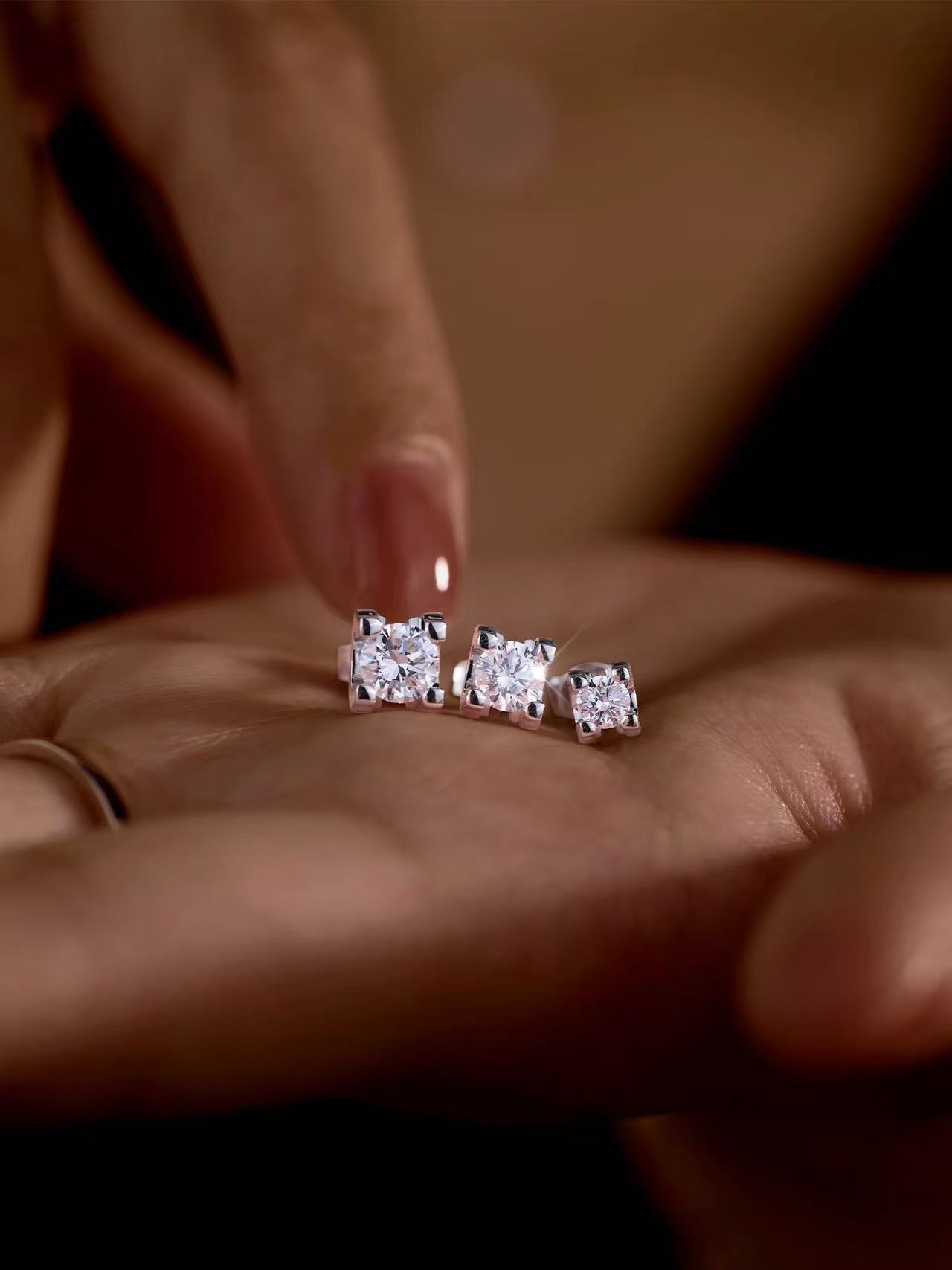 Classic Diamond Studs