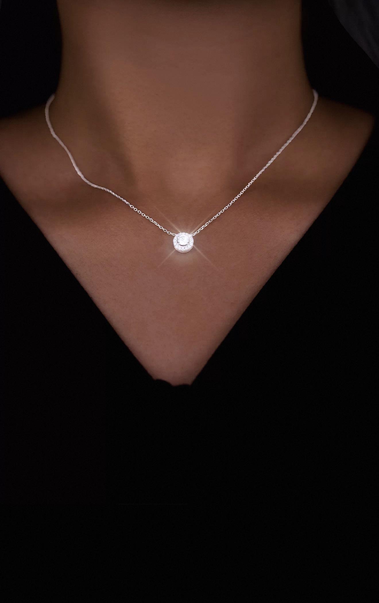 Starburst Pendant worn by model