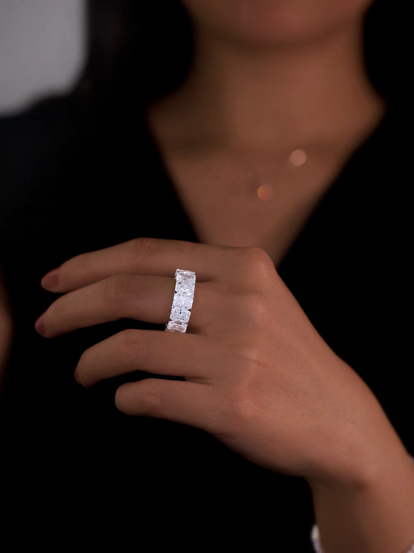 Marquise Halo Ring